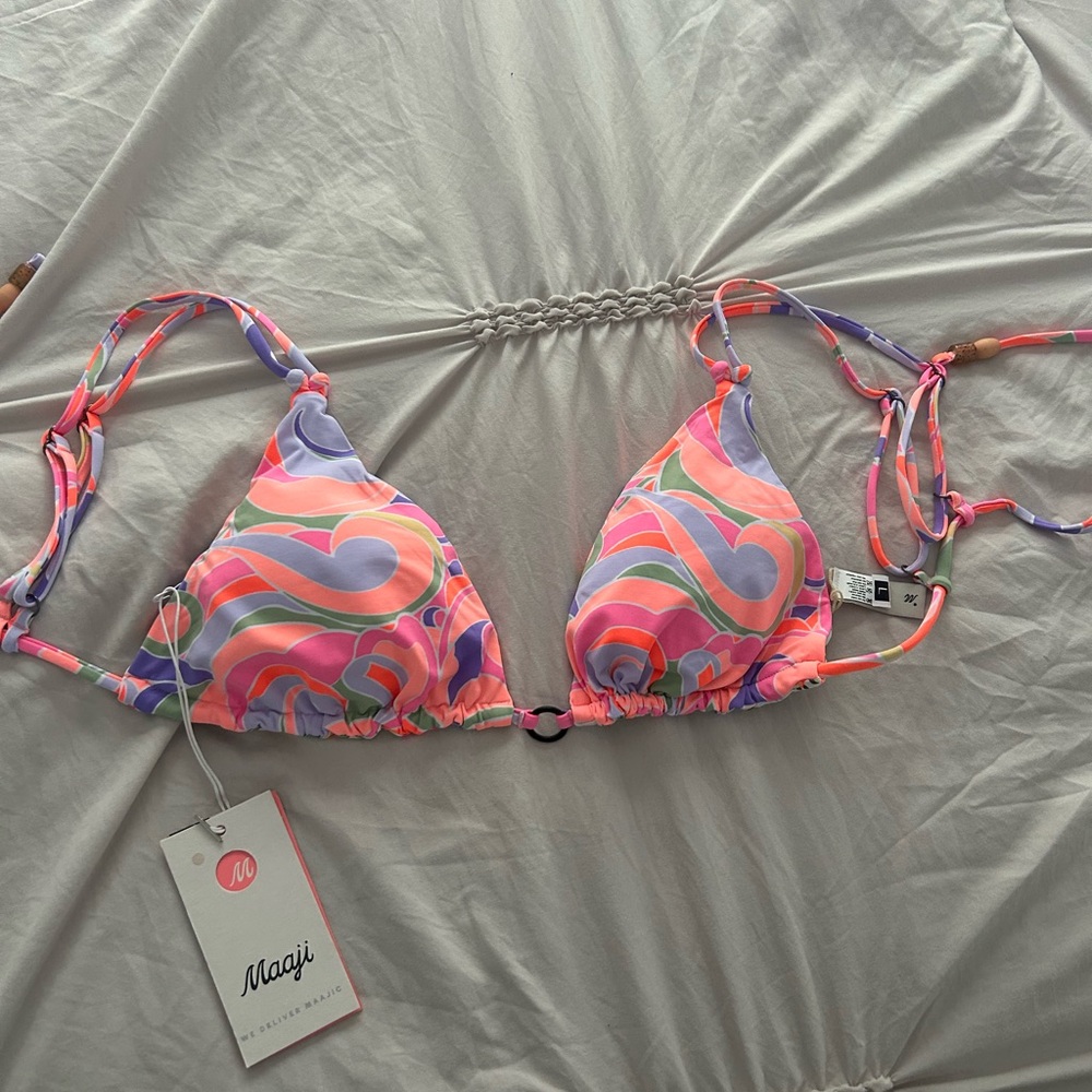 Maaji Large bikini top (reversible)